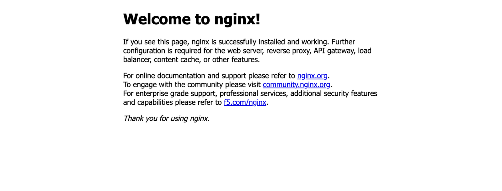 透過 Cloud Shell 網頁預覽打開容器裡的 nginx，出現 Welcome to nginx! 歡迎頁
